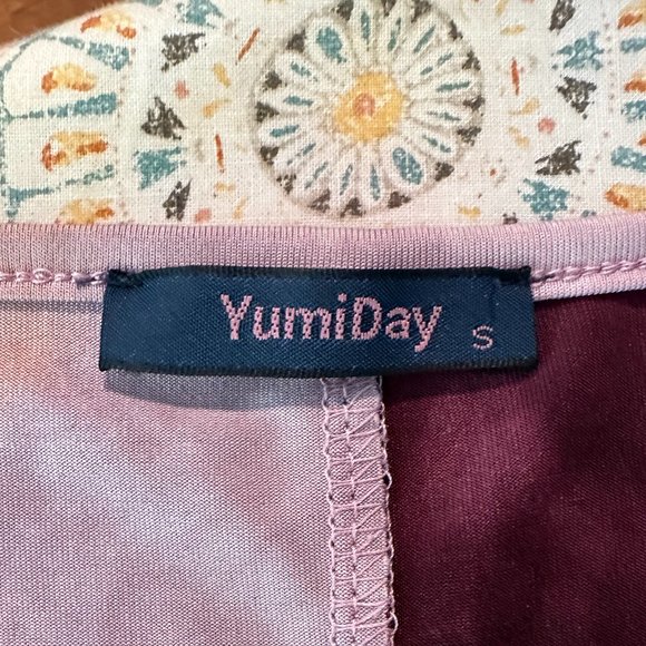 Yumi Day Purple/Orange Women's Dress, Size: S - Picture 5 of 6